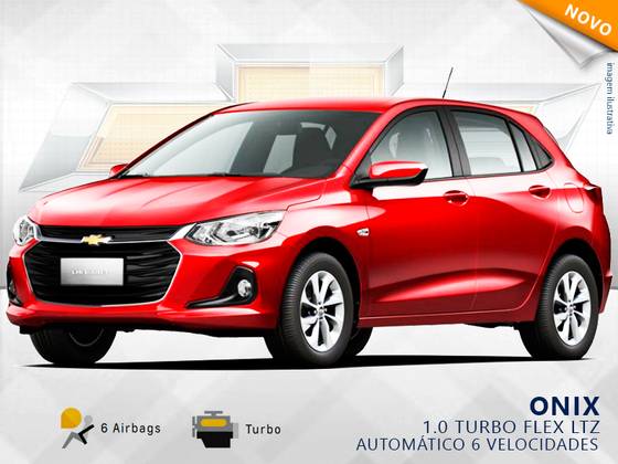 CHEVROLET ONIX 1.0 TURBO FLEX LTZ AUTOMÁTICO